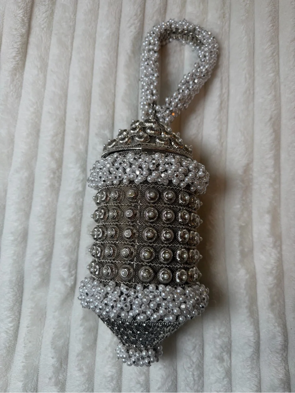 RAMLA Cocktail Pearl Handbag NWOT - Picture 2 of 14